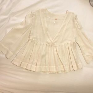 Free People White Top